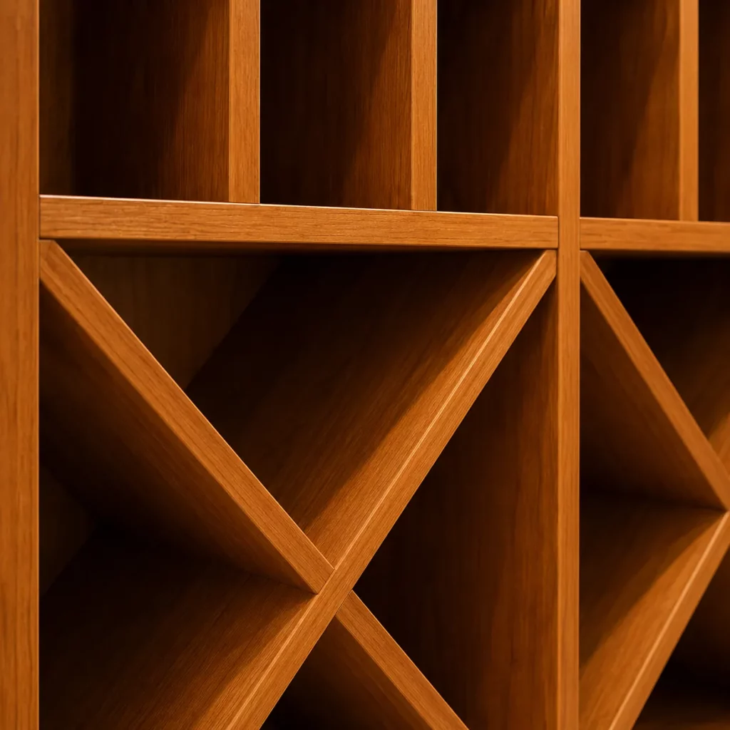 Massivholz Weinregal vom Tischler